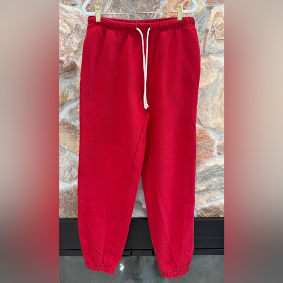 Z Supply Stadium Jogger HAUTE RED size Medium - Picture 5 of 7